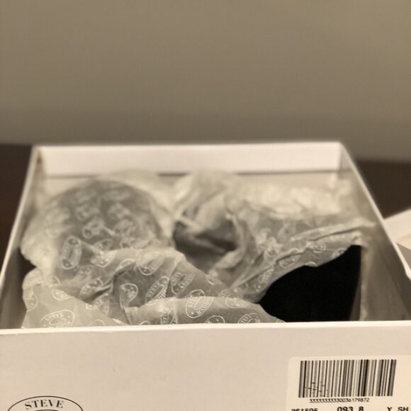 Steve Madden Caryssa Pump Black Suede Platform Heels - Picture 3 of 7